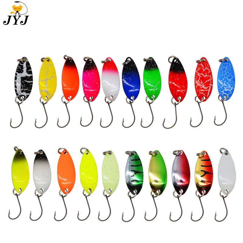 Fishing Lure Swimbait - 20 สี 3g โลหะตกปลาล่อช้อนเหยื่อ SPINNER เหยื่อล่อญี่ปุ่น