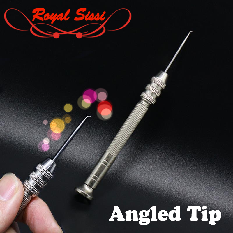 Fishing Lure Making Kit - เข็มเย็บขนเบ็ดตกปลา RoyalSissi 1 ชิ้น ปลายแหลมโค้งงอ ทำจากสแตนเลส