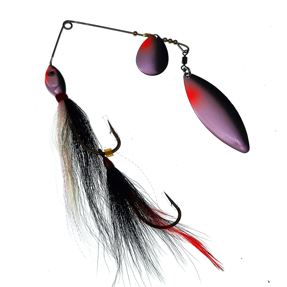 Fishing Lure Blade Bait - MUKUN ตกปลา Spinnerbait Lures 39g Double