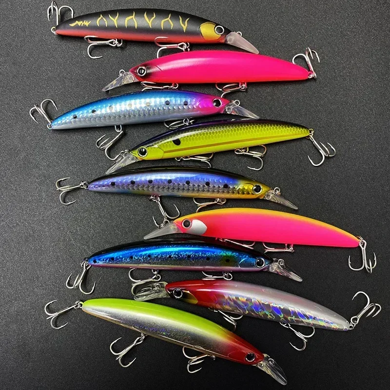 Fishing Lure Swimbait - ลอยเหยื่อตกปลา Minnow 110MM 20g Sea Ocean