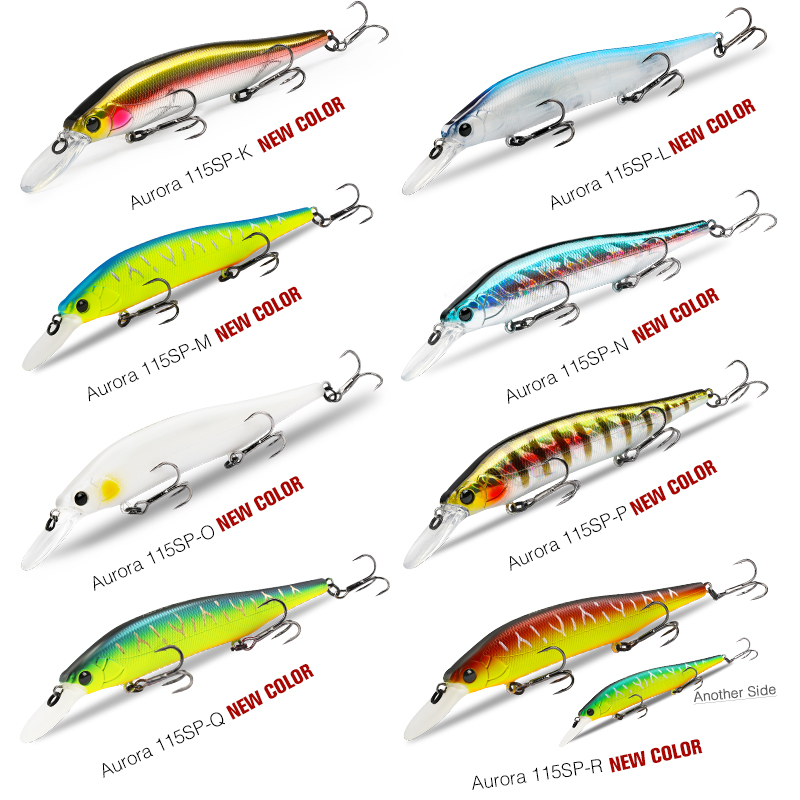 TSURINOYA 115mm 17.2g ระงับ Mi - Fishing Lure Jerkbait บทวิจารณ์และราคา