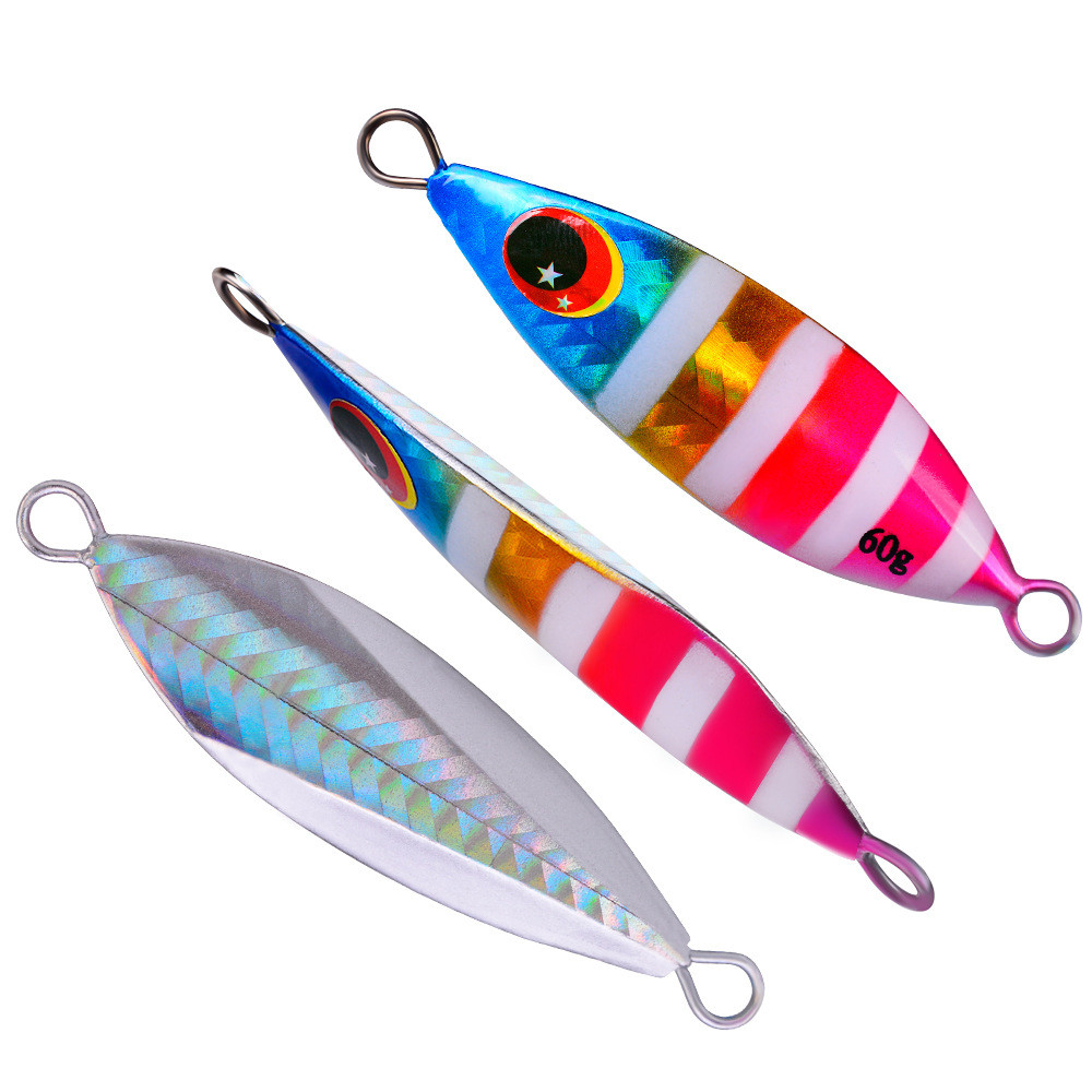 โลหะ Jig Lure Hard ประดิษฐ์ Bi - Fishing Lure Spoon บทวิจารณ์และราคา