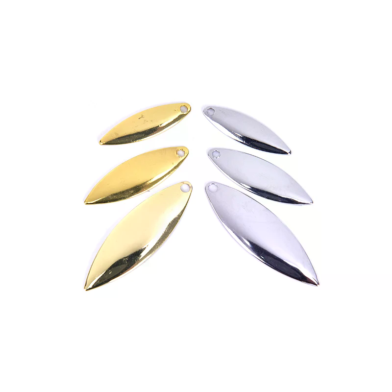 ใบพัดวิลโลว์ 50 ชิ้น ผิวเรียบ  - Fishing Lure Blade Bait บทวิจารณ์และราคา