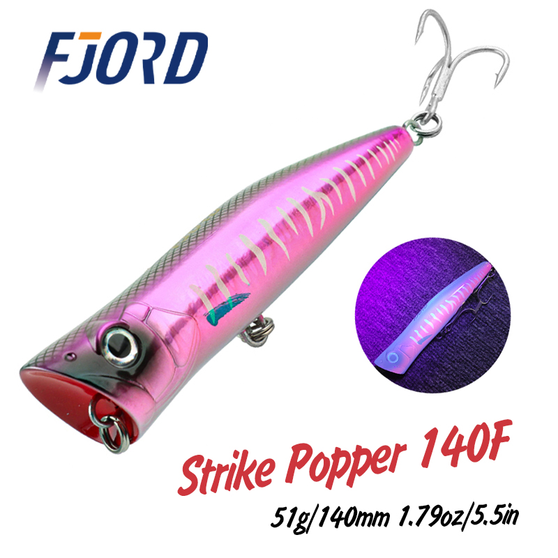 FJORD 140mm 51g Popper Fishing - Fishing Lure Buzzbait บทวิจารณ์และราคา