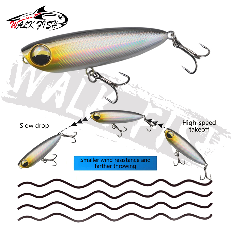 เหยื่อตกปลา WALK FISH 1 ชิ้น ข - Fishing Lure Topwater บทวิจารณ์และราคา