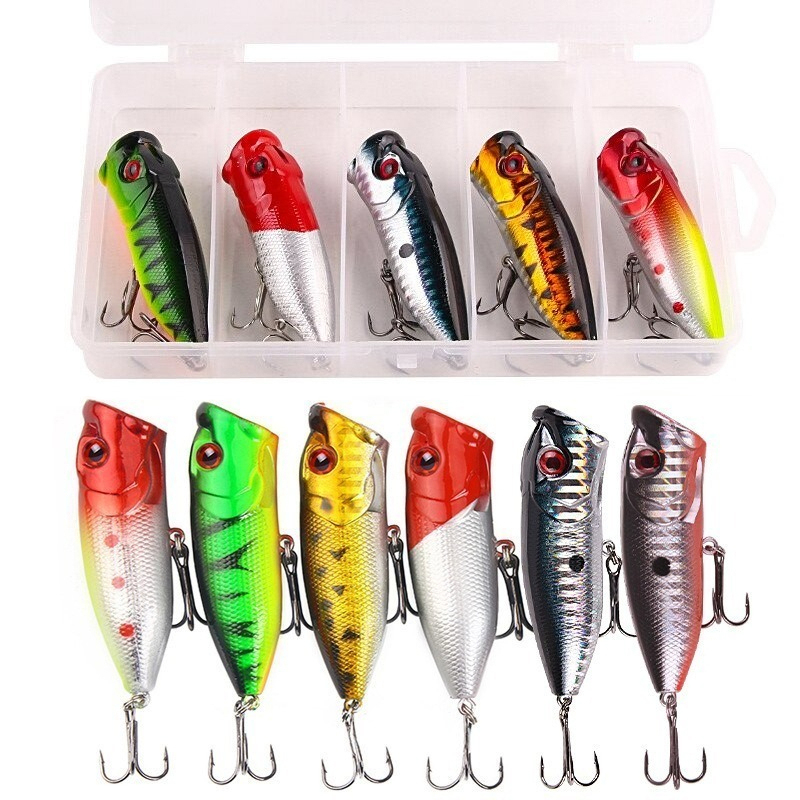 เหยื่อปลอมแบบลอยน้ำ 6.5 ซม./10 - Fishing Lure Popper บทวิจารณ์และราคา