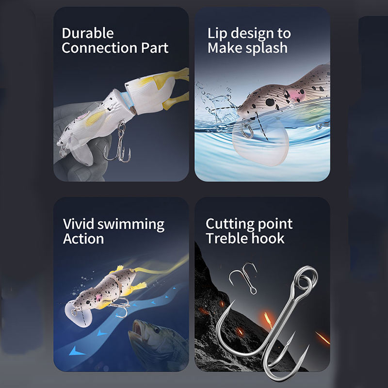 เหยื่อปลอม WEIHE 1 ชิ้น ขนาด 8 - Fishing Lure Popper บทวิจารณ์และราคา