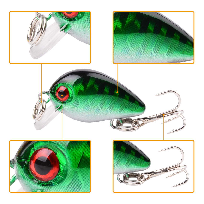 30Mm 2G Wobbler บ้า Mini Topwa - Fishing Lure Topwater บทวิจารณ์และราคา